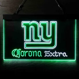 New York Giants Corona Extra Neon-Like LED Sign