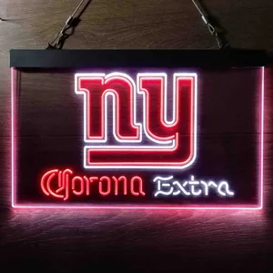 New York Giants Corona Extra Neon-Like LED Sign