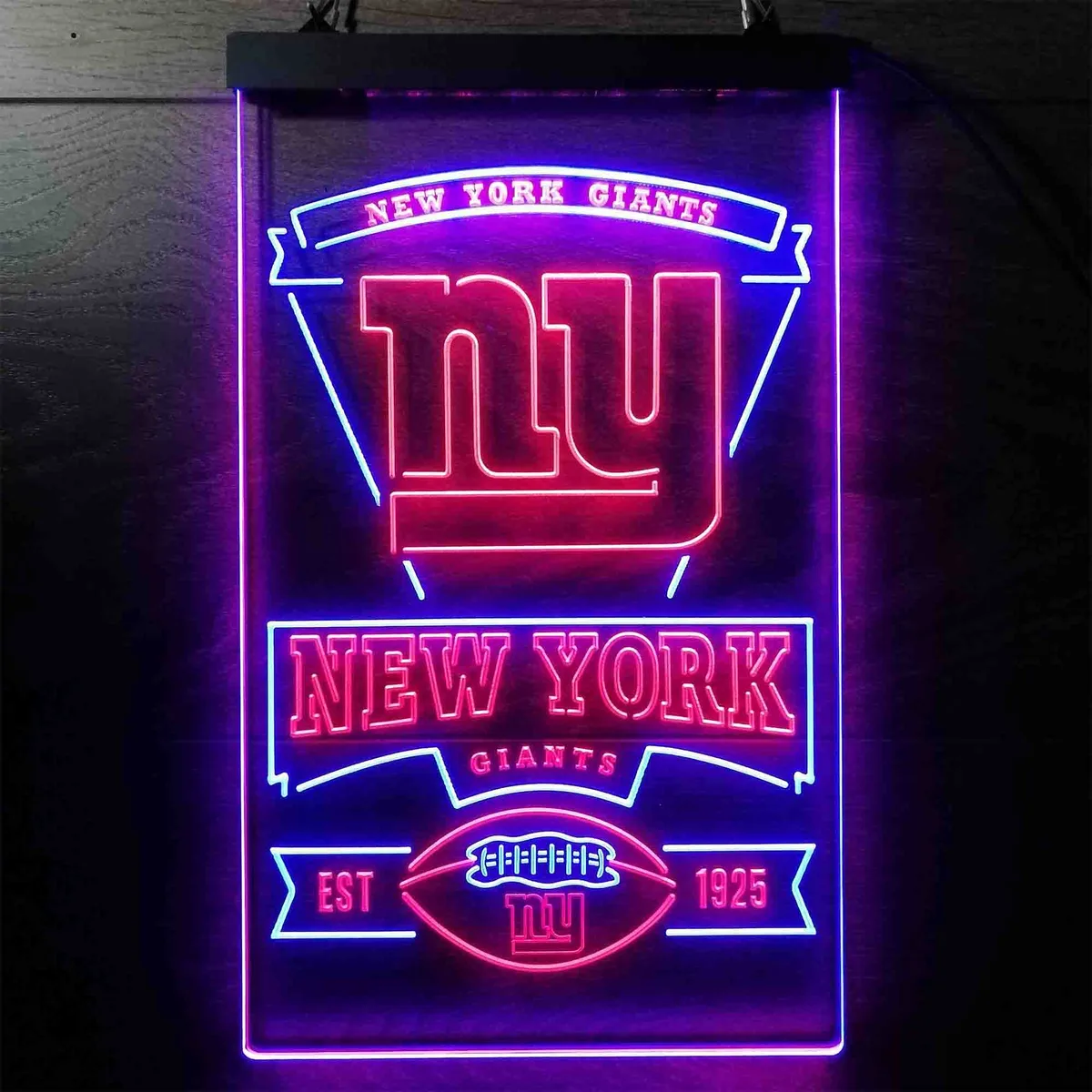 New York Giants EST 1925 Neon-Like LED Sign