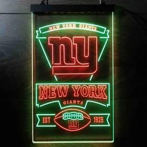 New York Giants EST 1925 Neon-Like LED Sign