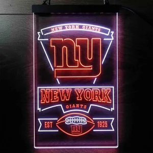 New York Giants EST 1925 Neon-Like LED Sign