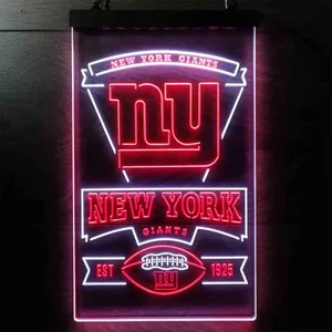 New York Giants EST 1925 Neon-Like LED Sign