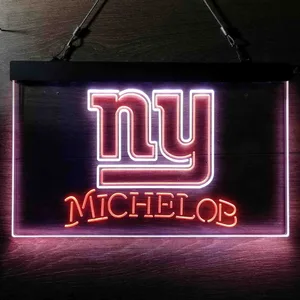 New York Giants Michelob Neon-Like LED Sign