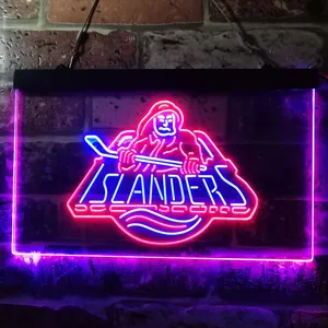 New York Islanders Fisherman Logo Neon-Like LED Sign