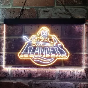 New York Islanders Fisherman Logo Neon-Like LED Sign