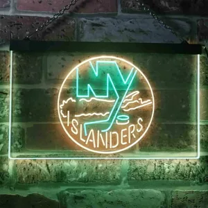 New York Islanders Logo 1 Neon-Like LED Sign