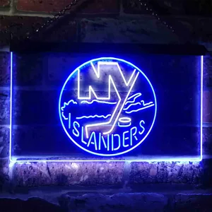 New York Islanders Logo 1 Neon-Like LED Sign
