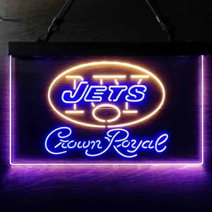 New York Jets Crown Royal Neon-Like LED Sign