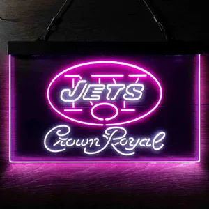 New York Jets Crown Royal Neon-Like LED Sign