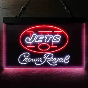 New York Jets Crown Royal Neon-Like LED Sign