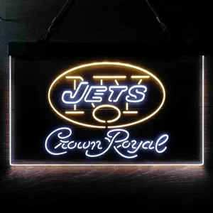 New York Jets Crown Royal Neon-Like LED Sign