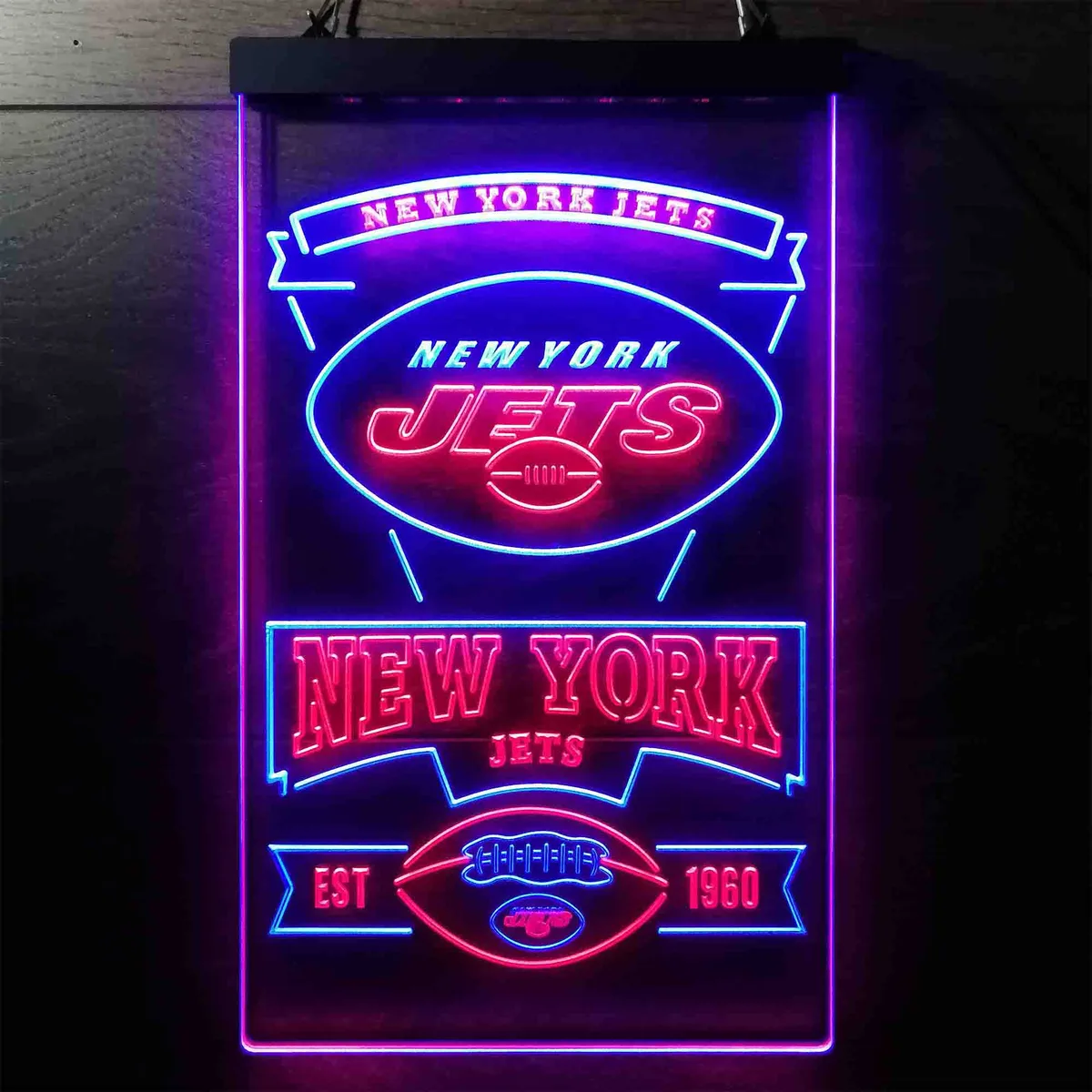 New York Jets EST 1960 Neon-Like LED Sign