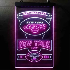 New York Jets EST 1960 Neon-Like LED Sign