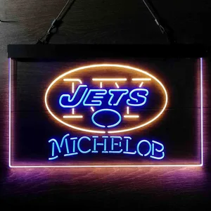 New York Jets Michelob Neon-Like LED Sign