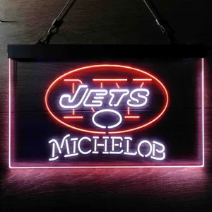 New York Jets Michelob Neon-Like LED Sign