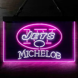 New York Jets Michelob Neon-Like LED Sign