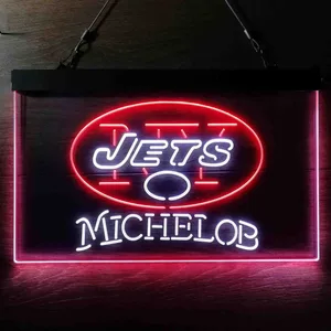 New York Jets Michelob Neon-Like LED Sign