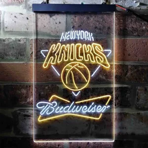 New York Knicks Budweiser Neon-Like LED Sign