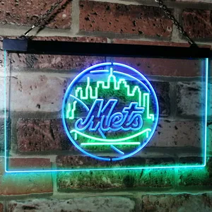 New York Mets Logo 1 Neon-Like LED Sign