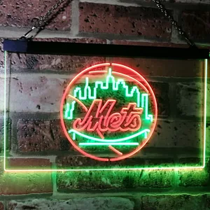 New York Mets Logo 1 Neon-Like LED Sign