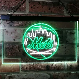 New York Mets Logo 1 Neon-Like LED Sign