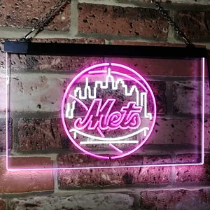 New York Mets Logo 1 Neon-Like LED Sign