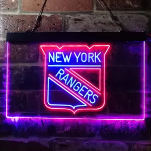 New York Rangers Logo Neon-Like LED Sign