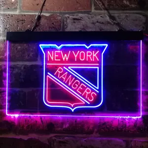 New York Rangers Logo Neon-Like LED Sign