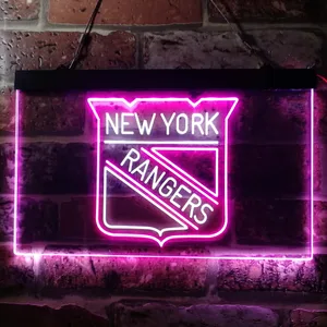 New York Rangers Logo Neon-Like LED Sign