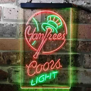 New York Yankees Coors Light Neon-Like LED Sign