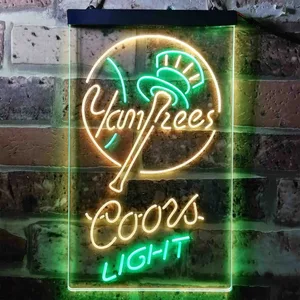New York Yankees Coors Light Neon-Like LED Sign