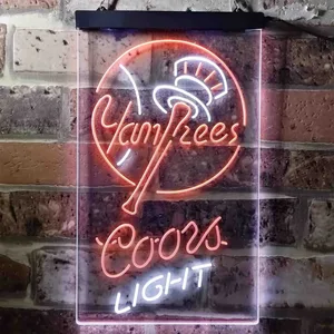 New York Yankees Coors Light Neon-Like LED Sign