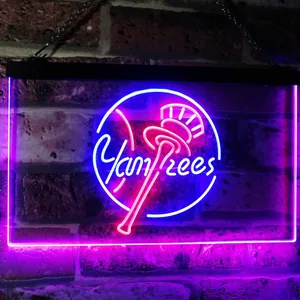 New York Yankees Logo 1 Neon-Like LED Sign