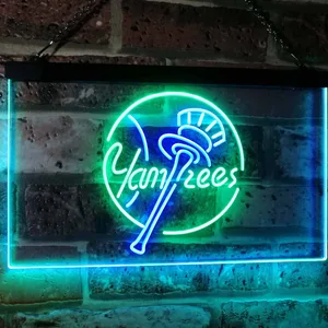 New York Yankees Logo 1 Neon-Like LED Sign