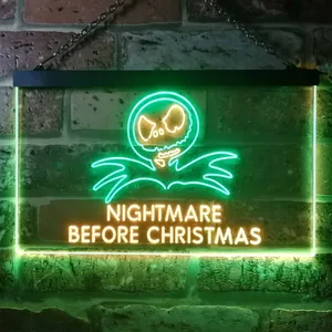 Nightmare Before Christmas Neon-Like LED Sign