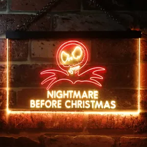 Nightmare Before Christmas Neon-Like LED Sign