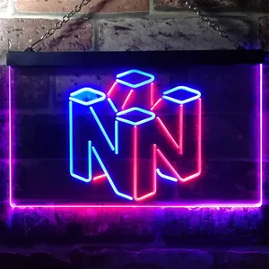 Nintendo 64 Neon-Like LED Sign