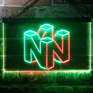 Nintendo 64 Neon-Like LED Sign