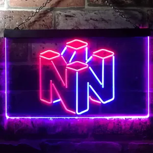Nintendo 64 Neon-Like LED Sign