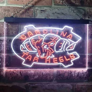 North Carolina Tar Heels Logo 1 Neon-Like LED Sign