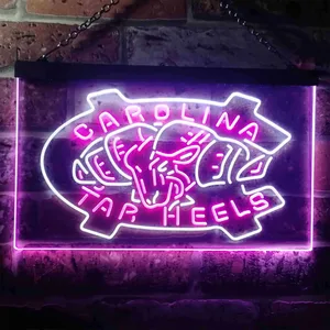 North Carolina Tar Heels Logo 1 Neon-Like LED Sign