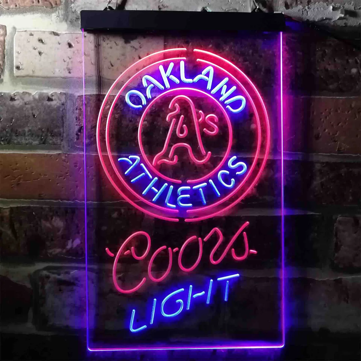 Oakland Athletics Coors Light Neon-Like LED Sign