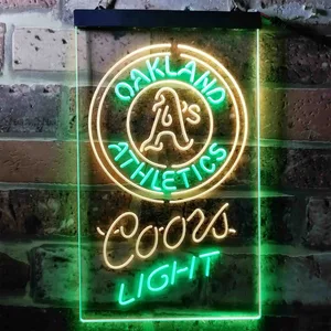 Oakland Athletics Coors Light Neon-Like LED Sign