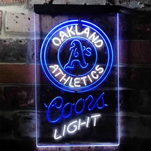Oakland Athletics Coors Light Neon-Like LED Sign