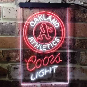 Oakland Athletics Coors Light Neon-Like LED Sign