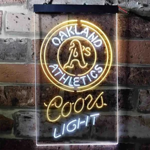 Oakland Athletics Coors Light Neon-Like LED Sign