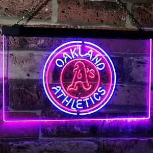 Oakland Athletics Logo 1 Neon-Like LED Sign