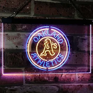 Oakland Athletics Logo 1 Neon-Like LED Sign