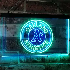 Oakland Athletics Logo 1 Neon-Like LED Sign