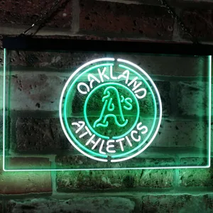 Oakland Athletics Logo 1 Neon-Like LED Sign